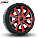 Комплект колпаков NRM Draco CS 15 дюймов, красные.