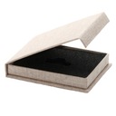 Универсальная холщовая коробочка для флешки с 4 вкладышами на выбор.