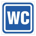 Наклейка для туалета WC MARKING 100х100 мм