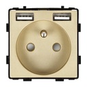 РОЗЕТКА МОДУЛЯ РАЗЪЕМ ЗАРЯДНОГО УСТРОЙСТВА USB A + A ЗОЛОТЫЕ РАЗЪЕМЫ КОНТАКТЫ 1F