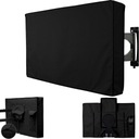 CZARNE ETUI POKROWIEC OSŁONA NA TELEWIZOR ANTYKURZOWY NA REMONT 30-32''CALE