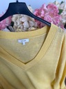 REISS żółty sweter wełna + len L Długość do pasa
