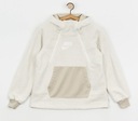 Mikina Nike Sportswear Sherpa Pullover Loose Fit AJ7284031 L Dominujúca farba biela