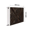 OSŁONA NA KALORYFER MAGNETYCZNA 80x60 MARMUR MATA MAGNES