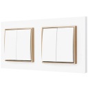 ВЫКЛЮЧАТЕЛЬ СВЕТА ДВА ДВОЙНОЙ 00/29