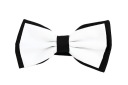 ГАЛСТУК-БАБОЧКА МУЖСКАЯ, ДВУХЦВЕТНАЯ, БЕЛАЯ И ЧЕРНАЯ