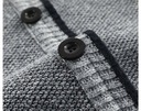 SWETER MĘSKI KARDIGAN gruby ciepły sweter,4XL Materiał dominujący polar