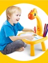Multifunkčný projektor / projektor pre výučbu kreslenia - žltá žirafa Značka inna