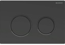 КНОПКА СКРЫТИЯ ЧЕРНАЯ МАТОВАЯ ДЛЯ РАМКИ GEBERIT OMEGA20
