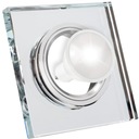 ПОТОЛОЧНАЯ СТЕКЛЯННАЯ РАМА ДЛЯ СВЕТОДИОДНЫХ ЛАМП GU10 ДЛЯ ВАННОЙ КОМНАТЫ