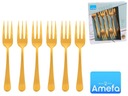 НАБОР ВИЛОК ДЛЯ ТОРТА ИЗ 6 ПРЕДМЕТОВ AMEFA GOLD