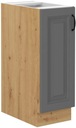 КУХОННЫЙ ШКАФ СЕРЫЙ ДУБ ARTISAN CARGO 30CM STILO