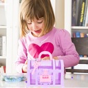 Zabawka do makijażu Mini zabawki dla dzieci szkatułka na biżuterię dla Cechy zamykane na kluczyk