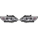 PHARES BMW 3 E90 E91 05-08 SEGMENTS CCFL CHROMEphoto 14