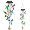 СОЛНЕЧНАЯ САДОВАЯ ЛАМПА-ГИРЛЯНДИЯ ПОДВЕСНАЯ СВЕТОДИОДНАЯ РАЗНОЦВЕТНАЯ ПТИЦА HUMMINBRA