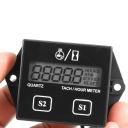DASHBOARD ENGINE HOURS TIME WORKS ENGINE MOTORCYCLE TACHOMETER MOWER ENGINE  photo 13