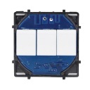 Рольставни сенсорный выключатель стекло Tuya Zigbee белый