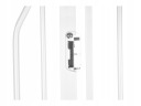 Барьер безопасности Lionelo Truus Slim White LED 75-105 см