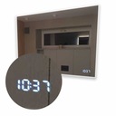 ЦИФРОВЫЕ ЧАСЫ И ТЕРМОМЕТР ДОПОЛНЕНИЕ К СВЕТОДИОДНОМУ ЗЕРКАЛУ