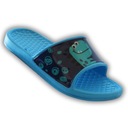 KLAPKI BASENOWE PIANKOWE DZIECIĘCE LEKKIE DINOZAUR PLAŻOWE DINO DUDE 28/29