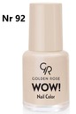 Краска для ногтей Golden Rose Wow 6 мл 92