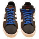 Sznurówki bez wiązania sznurowadła elastyczne gumowe płaskie niebieskie