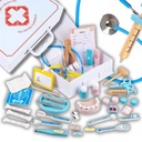 НАБОР ДОКТОРА ДЕТСКИЙ ЧЕМОДАН АПТЕЧКА ПЕРВОЙ ПОМОЩИ МЕДСЕСТРА МАЛЕНЬКИЙ ДОКТОР