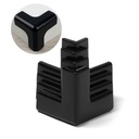 4x ЗАЩИТНЫЕ КРЫШКИ ДЛЯ УГЛОВ МЕБЕЛЬНОГО СТОЛА