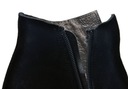 čierne čižmy kovbojky kožené dámske topánky asymetrické predné J.W 38 Kód výrobcu botki damskie