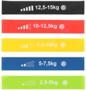 НАБОР ИЗ 5 МИНИ-ЛЕНТОК ДЛЯ ФИТНЕС-РЕАБИЛИТАЦИИ ТРЕНИРОВКИ ENERO