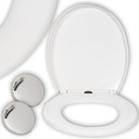 СИДЕНЬЕ ДЛЯ УНИТАЗА УНИВЕРСАЛЬНОЕ МЕДЛЕННО ЗАКРЫВАЮЩЕЕСЯ СИДЕНЬЕ ДЛЯ УНИТАЗА СО СЪЕМНОЙ КРЫШКОЙ