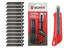 НАБОР НОЖЕЙ ДЛЯ ОБИВКИ WURTH С ЛЕЗВИЯМИ 18 ММ