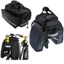 SAKWA ROWEROWA TORBA NA BAGAŻNIK WODOODPORNA 3w1