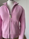 Ralph Lauren różowy bawełniany sweter XS rozpinany w stylu bluzy Materiał dominujący bawełna