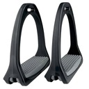 Стремена пластиковые YORK EVO серые [R: 12]