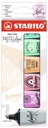 Маркер офисный Маркер для заметок, фломастер, маркер, набор 6 цветов, Stabilo