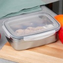 ACÉL ÉTELTÁROLÓ DOBOZ FEDÉLLEL UZSONNÁS DOBOZ TÖMÍTÉSSEL Márka Excellent Houseware