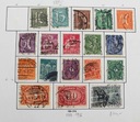 Mi 178 - 196 1921 - Nemecká ríša vymazané známky