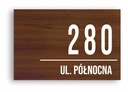 НОМЕР ДОМА 32х21см АДРЕСНАЯ ТАБЛИЧКА ДЕРЕВЯННАЯ ДОСКА С НОМЕРОМ ДОМА