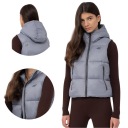 ЖЕНСКАЯ СПОРТИВНАЯ ПУХОВАЯ ЖИЛЕТКА С КАПЮШОНОМ 4F БЕЗ РУКАВОВ Р. XXL