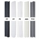 МЕГА СТАРТОВЫЙ НАБОР СВЯЗУЮЩИХ ДЛЯ СВАРКИ ПЛАСТМАСС 50 ШТ 5 ВИДОВ. ПП ПЭ АБС ПВХ