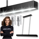 ПОДВЕСНОЙ СВЕТИЛЬНИК С ЛИНЕЙНЫМ СВЕТОДИОДНЫМ ЛУЧОМ MAXI LONG 120см ЧЕРНЫЙ ТОРНАДО