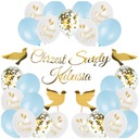 Набор воздушных шаров для святого крещения, украшения для вечеринки