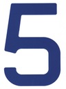 ПАРУС НОМЕР '5' СИНИЙ 01705