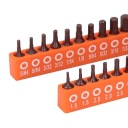 24 PCS KIT WIERTEL AVEC LBEM SZESCIOKATNYM 1/4 POUCES AVEC CHWYTEM V3photo 9