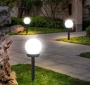 6x светодиодный садовый светильник SOLAR BALL WHITE 10 см