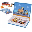 МАГНИТНЫЕ ПАЗЛЫ ТРАНСПОРТ Машинки 3+ JANOD MAGNET