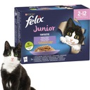 PURINA Felix JUNIOR karma mokra dla kociąt mix smaków 12x85g