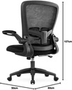 DG193 Ergonomiczne krzesło biurowe Aiidoits Czarne Kod producenta 7013850336222