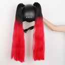 Warkocze do kasku rowerowego Ogony do włosów Włosy do kasku Używane do dowo